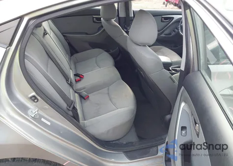 2011 Hyundai Elantra Gls (Ulsan Plant) from USA, damaged, VIN KMHDH4AE6BU119349